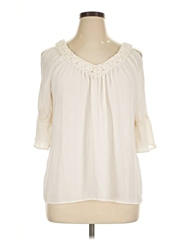 Charming Charlie 3/4 Sleeve Blouse (view 1)