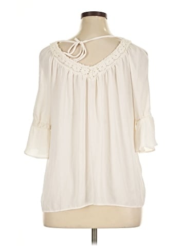 Charming Charlie 3/4 Sleeve Blouse (view 2)