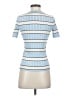 Rag & Bone Blue Short Sleeve Turtleneck Size S - photo 2