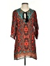 Feathers Paisley Red Casual Dress Size XS - photo 1