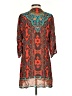 Feathers Paisley Red Casual Dress Size XS - photo 2