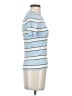 Rag & Bone Blue Short Sleeve Turtleneck Size S - photo 4
