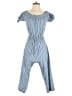 Blush Stripes Blue Jumpsuit Size S - photo 1