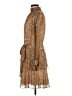 Alex Marie 100% Polyester Animal Print Gold Cocktail Dress Size 6 - photo 5