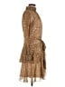 Alex Marie 100% Polyester Animal Print Gold Cocktail Dress Size 6 - photo 4
