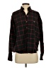 FRNCH Plaid Black Long Sleeve Button-Down Shirt Size S - photo 1
