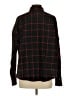FRNCH Plaid Black Long Sleeve Button-Down Shirt Size S - photo 2