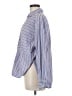 Sandro 100% Cotton Stripes Blue Long Sleeve Button-Down Shirt Size M - photo 5