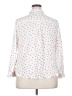 BeachLunchLounge 100% Viscose Hearts White 3/4 Sleeve Blouse Size 2X - photo 2