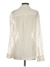 BCBGMAXAZRIA Ivory Long Sleeve Henley Size S - photo 2