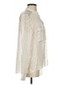 BCBGMAXAZRIA Ivory Long Sleeve Henley Size S - photo 4
