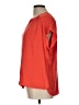 Rose + Olive 100% Rayon Orange Short Sleeve Blouse Size L - photo 5