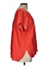 Rose + Olive 100% Rayon Orange Short Sleeve Blouse Size L - photo 4