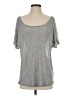 Three Dots 100% Viscose Gray Short Sleeve T-Shirt Size XS - photo 1