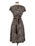 BCBGMAXAZRIA Paisley Brown Cocktail Dress Size L - photo 2