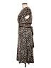 BCBGMAXAZRIA Paisley Brown Cocktail Dress Size L - photo 5