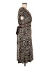 BCBGMAXAZRIA Paisley Brown Cocktail Dress Size L - photo 4