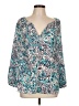 Lilly Pulitzer Teal 3/4 Sleeve Blouse Size L - photo 1