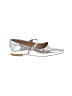 Banana Republic Metallic Silver Flats Size 8 - photo 1