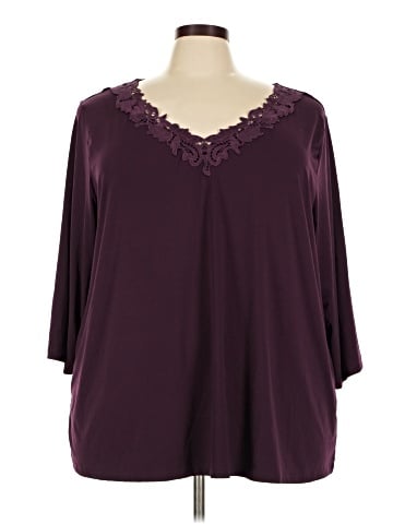 Roaman's 3/4 Sleeve T-Shirt (view 1)