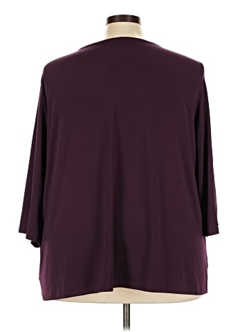 Roaman's 3/4 Sleeve T-Shirt (view 2)