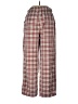 DAZY Plaid Red Casual Pants Size L - photo 2