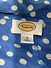 Talbots 100% Linen Blue Long Sleeve Polo Size 12 - photo 3