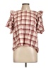 The Great. Red Short Sleeve Blouse Size Lg (3) - photo 1