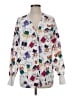 Assorted Brands Print White 3/4 Sleeve Blouse Size XS - photo 1