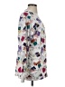 Assorted Brands Print White 3/4 Sleeve Blouse Size XS - photo 4