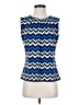 Calvin Klein Blue Sleeveless Blouse Size P (petite) - photo 1