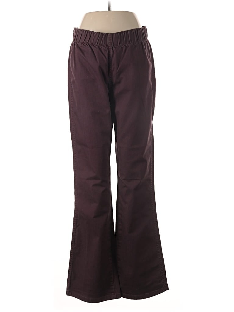 Pre-owned Soft Surroundings Casual Pants In Burgundy