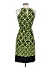 En Focus Studio Graphic Green Cocktail Dress Size 4 - photo 2