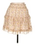 Unbranded 100% Polyester Paisley Ivory Casual Skirt Size L - photo 1