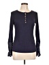 Unbranded 100% Polyester Blue Long Sleeve Henley Size L - photo 1