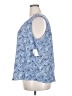 Kasper 100% Polyester Blue Sleeveless Blouse Size 2X - photo 5