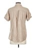 Theory Tan Short Sleeve Blouse Size S - photo 2