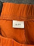 Unbranded Solid Orange Casual Pants Size 6 - 7 - photo 3