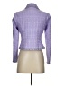 Boston Proper 100% Polyester Tweed Purple Jacket Size 2 - photo 2