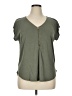 Green Envelope Green Short Sleeve Henley Size XL - photo 1