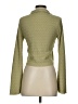 Olé by Koton Metallic Green Long Sleeve Blouse Size XS - photo 2