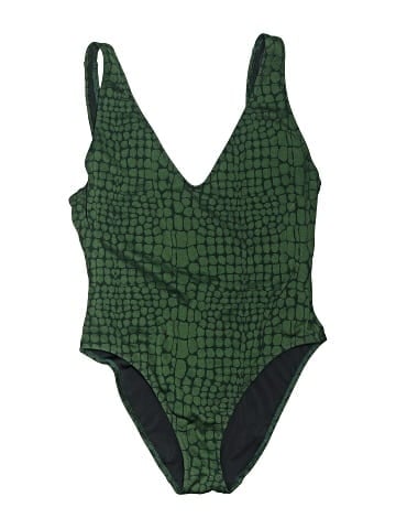 Solid & Striped One Piece Swimsuit (view 1)