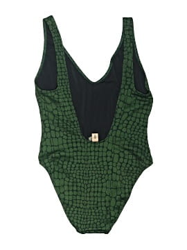 Solid & Striped One Piece Swimsuit (view 2)