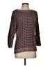 Ann Taylor LOFT 100% Cotton Tweed Burgundy Pullover Sweater Size S - photo 1
