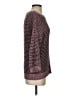 Ann Taylor LOFT 100% Cotton Tweed Burgundy Pullover Sweater Size S - photo 4