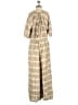 Ashley Stewart Stripes Tan Jumpsuit Size 14 - photo 2