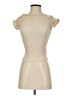 Silence and Noise Ivory Short Sleeve Turtleneck Size S - photo 1