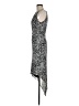 David Meister 100% Polyester Animal Print Silver Cocktail Dress Size 8 - photo 5