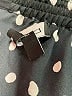 Bebe Polka Dots Black Romper Size 00 - photo 5