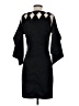 Samuel Dong Solid Black Cocktail Dress Size S - photo 2